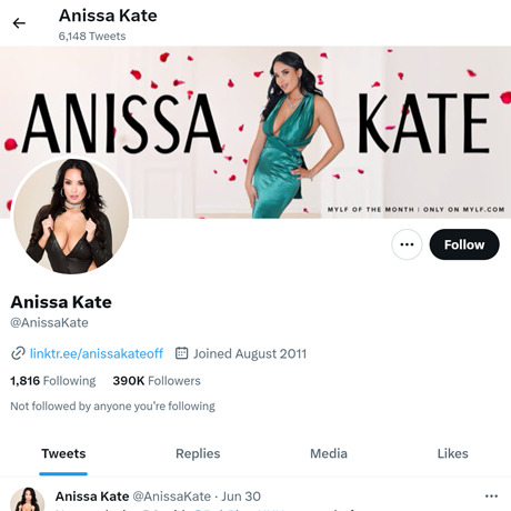Anissa Kate Twitter