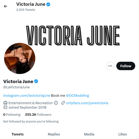 Victoria June Twitter