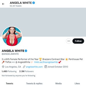 Angela White Twitter