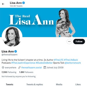 Lisa Ann Twitter